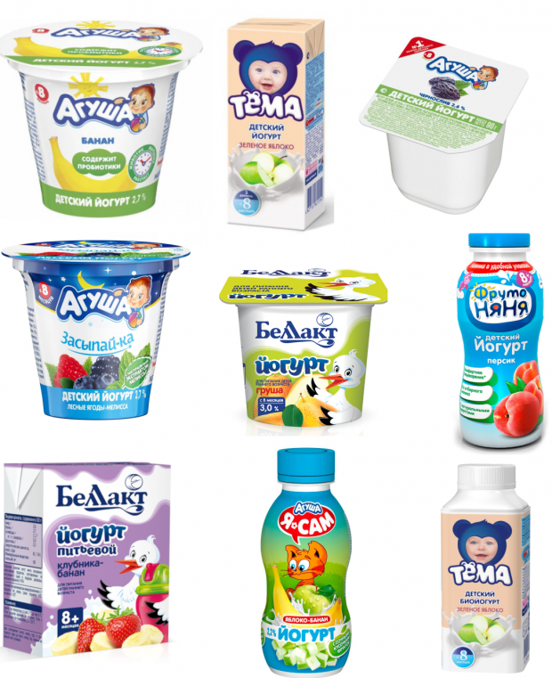 йогурт для детей